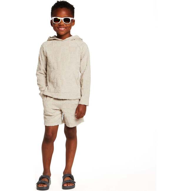 Boys Beige Terry Cover-Up Set,  Beach Icons - Cover-Ups - 6