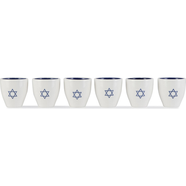 Mensch Kiddush Cups, Set of 6