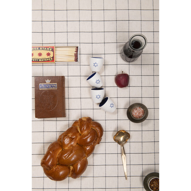 Mensch Kiddush Cups, Set of 6