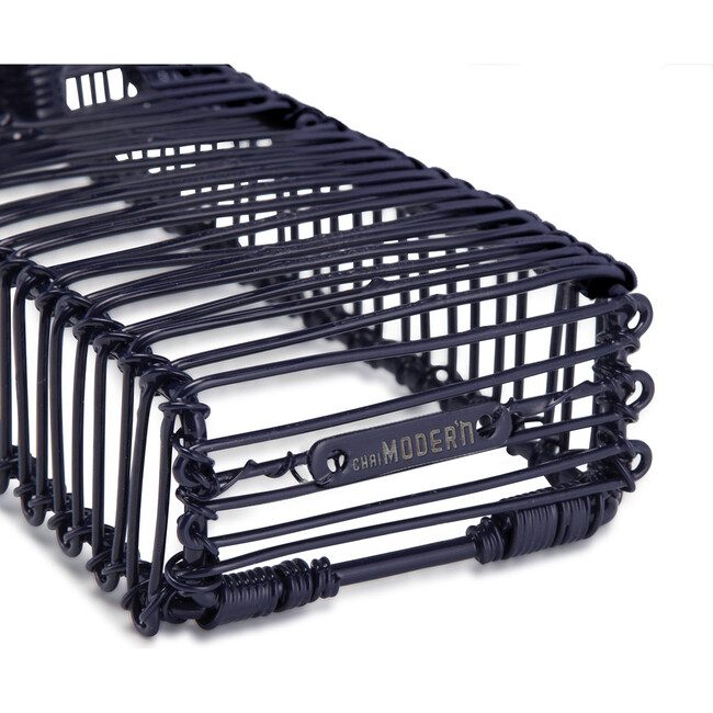 Licht Wire Round Arm Menorah, Midnight - Menorahs & Candles - 3