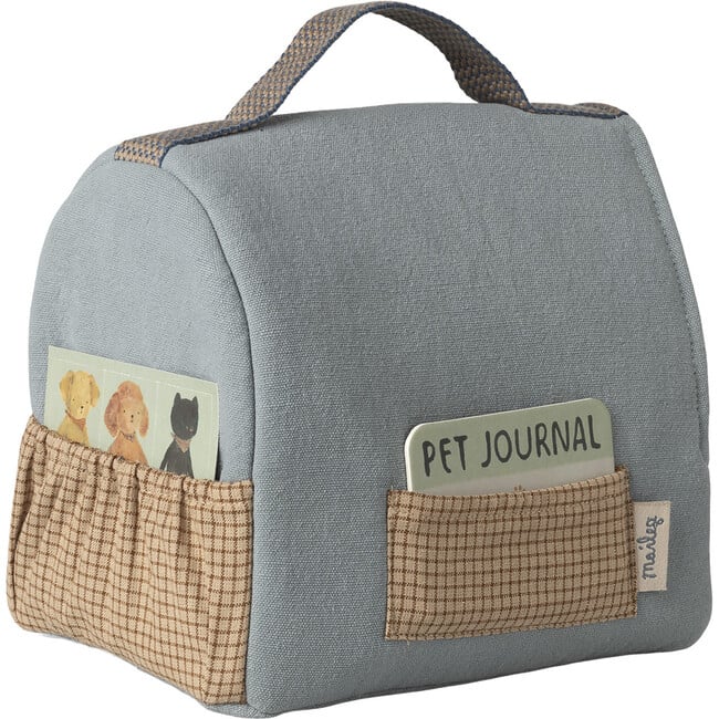 Pet Carrier - Dusty blue - Doll Accessories - 3