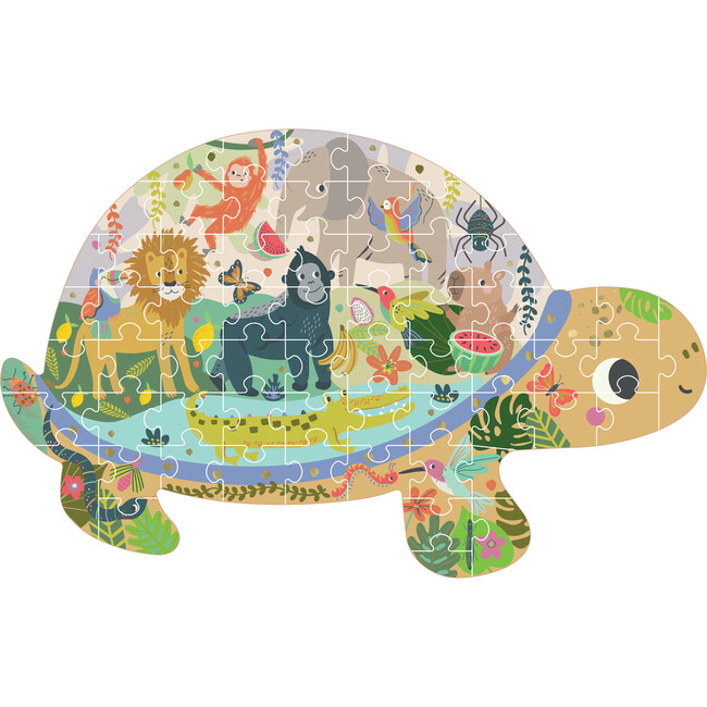 Jungle 60pc Shaped Puzzle