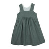 Vintage Tweed Pinafore Dress, Forest Grey - Dresses - 1 - thumbnail