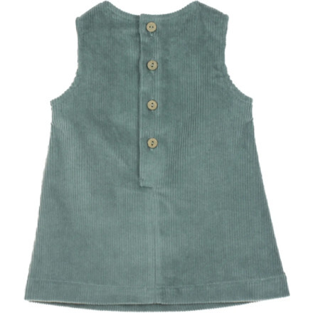 Corduroy Pocket Shift Dress, Sage Green