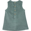 Corduroy Pocket Shift Dress, Sage Green - Dresses - 2