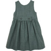 Vintage Tweed Pinafore Dress, Forest Grey - Dresses - 2