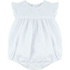 Infant Girls' White Eyelet Flutter-Sleeve Romper - Rompers - 1 - thumbnail