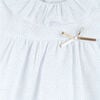 Girls' White Eyelet Ruffle Dress - Dresses - 3 - thumbnail
