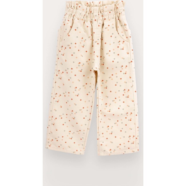 Playful Dots trousers in cotton canvas