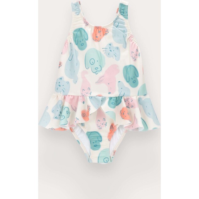 Olivia swimsuit with animals print