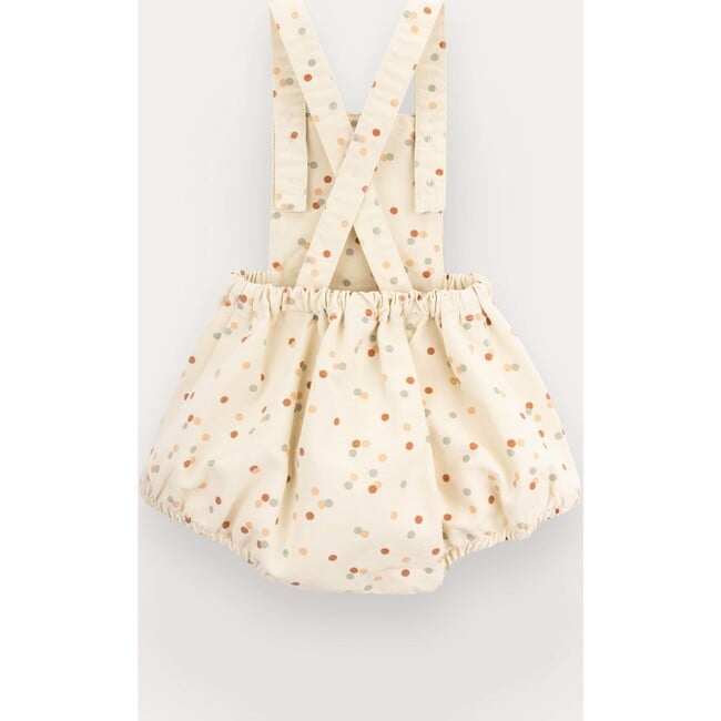 Playful Dots romper girl in cotton canvas - Rompers - 3