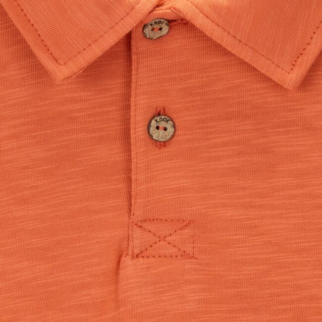 Lenon polo in cotton, Red