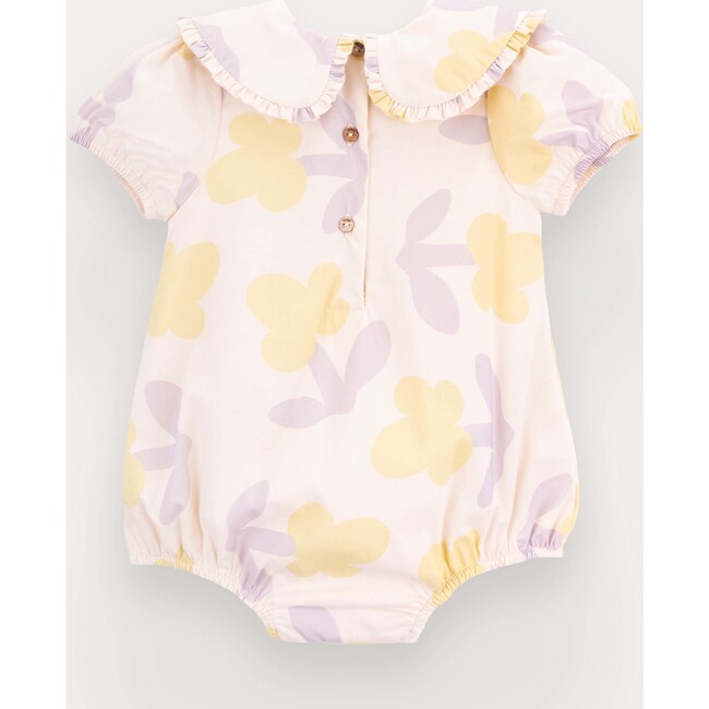 Lilies romper girl in cotton - Rompers - 3