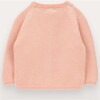 Girls Petal cardigan in organic cotton, Orange - Cardigans - 3