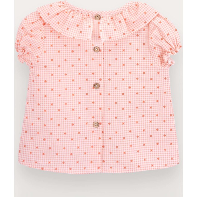 Grace blouse girl in linen and cotton - Blouses - 3