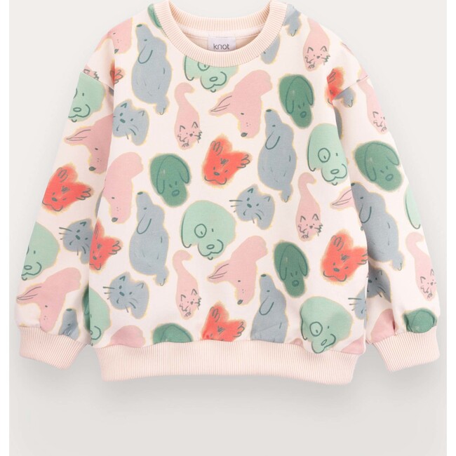 Fur-ever friends romper in cotton