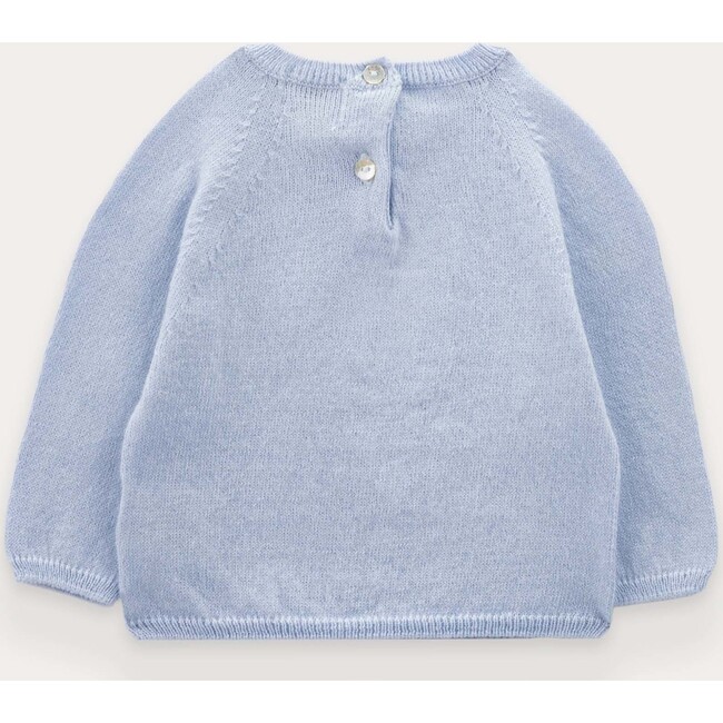 Uzi sweater, Blue - Sweaters - 3