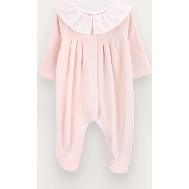 Footie Rose in organic cotton