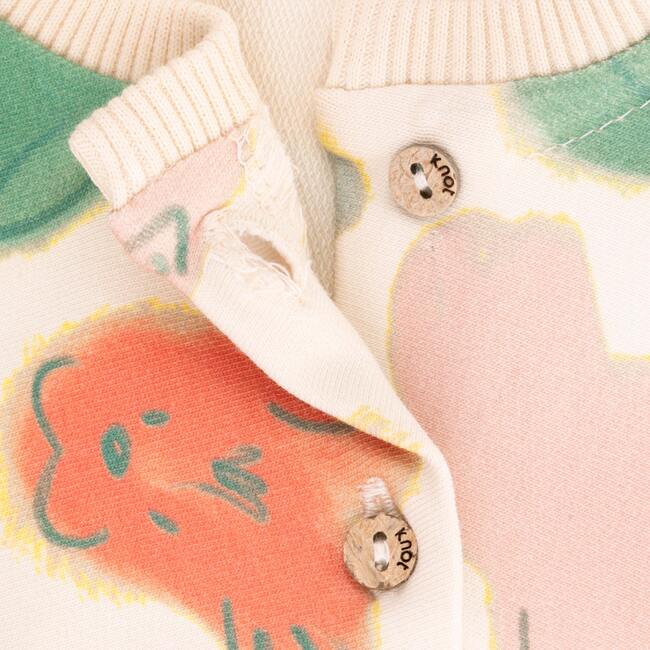 Fur-ever friends romper for kids in cotton