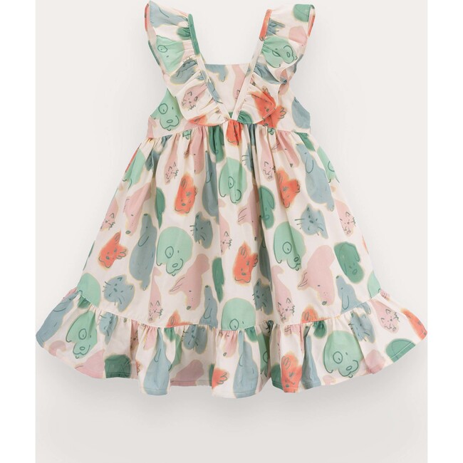 Fur-ever Friends dress in cotton