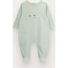 Footie Little Worm boy in organic cotton - Footie Pajamas - 1 - thumbnail