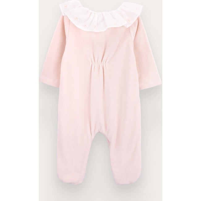 Footie Rose in organic cotton - Footie Pajamas - 3