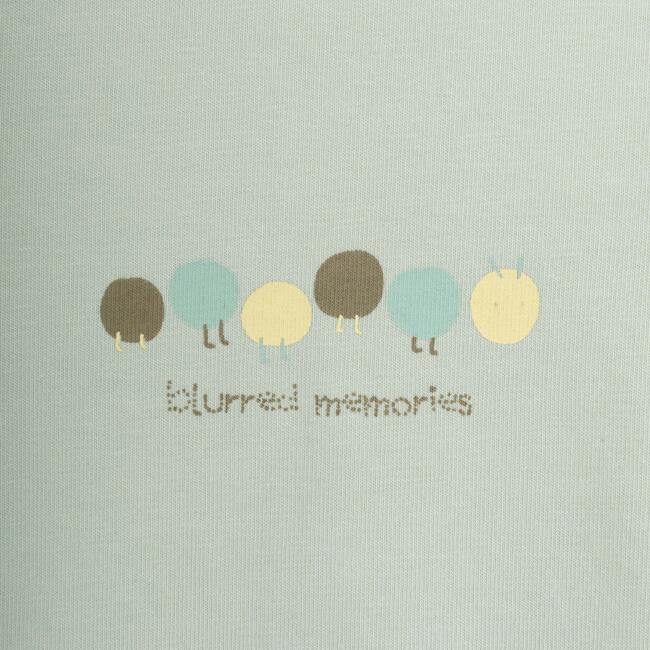 Footie Little Worm boy in organic cotton