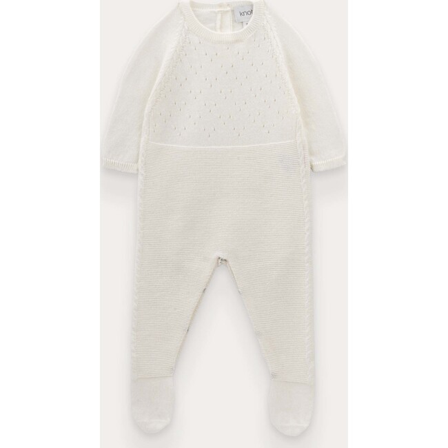 Eli knitted jumpsuit , White