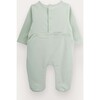 Footie Little Worm boy in organic cotton - Footie Pajamas - 3
