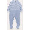 Eli knitted jumpsuit, Blue - Rompers - 1 - thumbnail