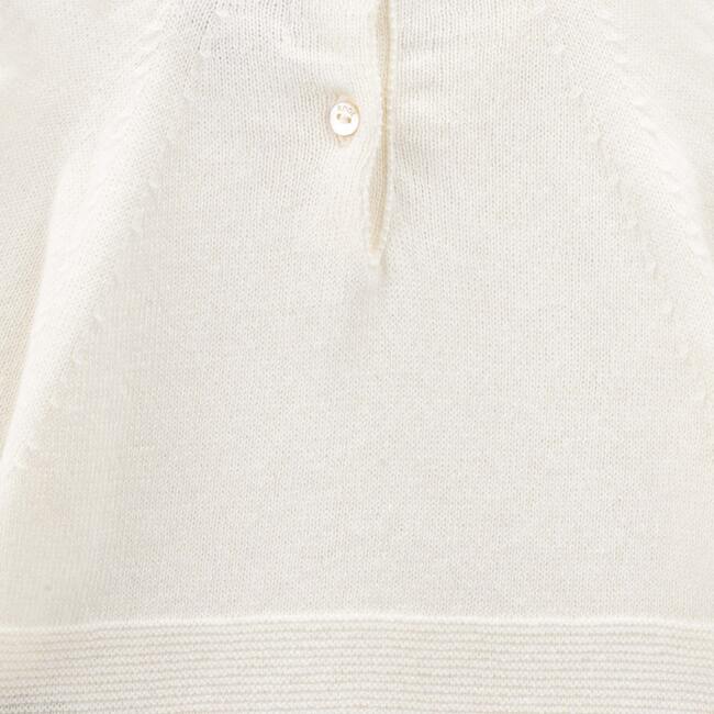 Eli knitted jumpsuit , White - Rompers - 4