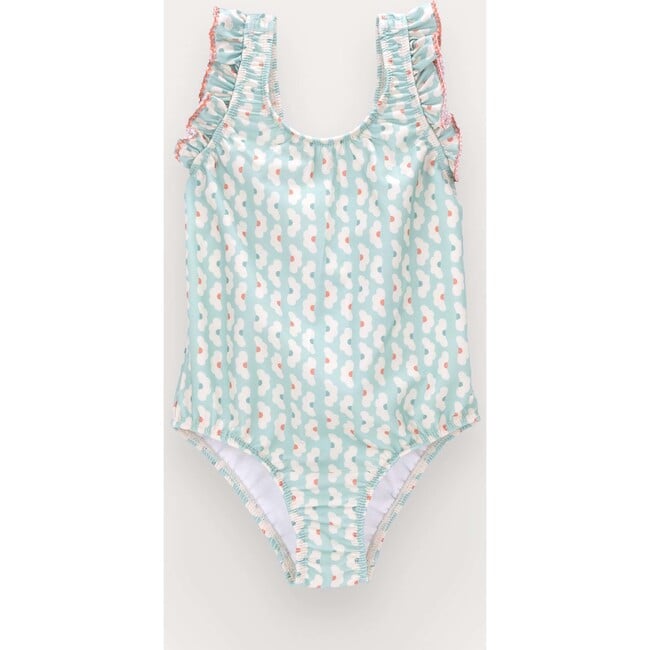 Coralline swimsuit with flowers print