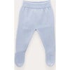 Corin knitted newborn pants, Blue - Pants - 1 - thumbnail
