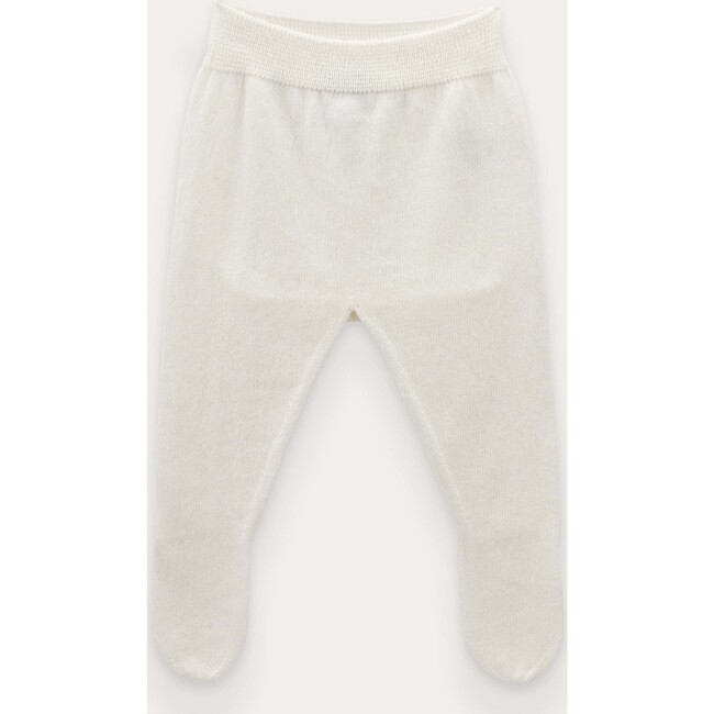 Corin knitted newborn pants, White
