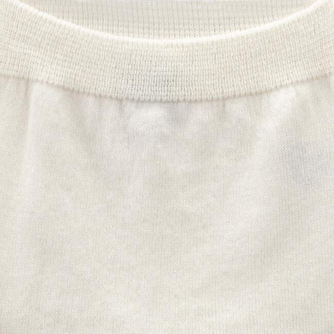 Corin knitted newborn pants, White