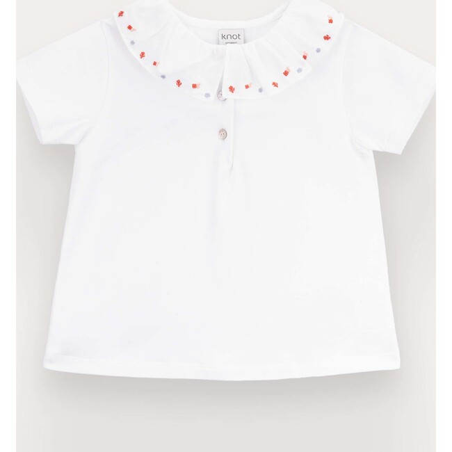 Camellia polo in organic cotton
