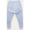 Corin knitted newborn pants, Blue - Pants - 3 - thumbnail