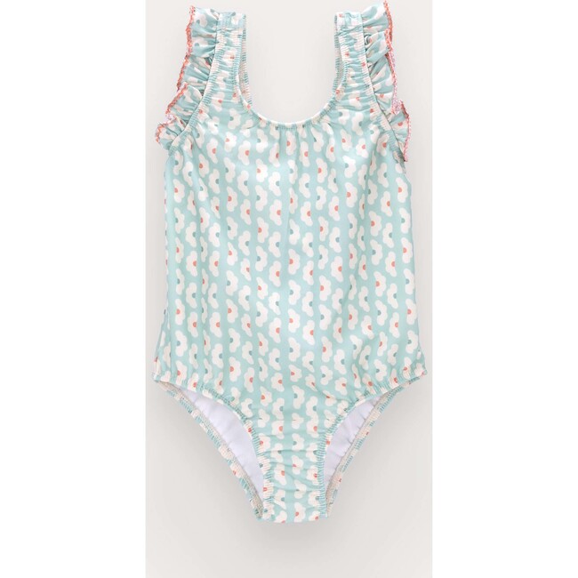Baby Coralline swimsuit with flowers print