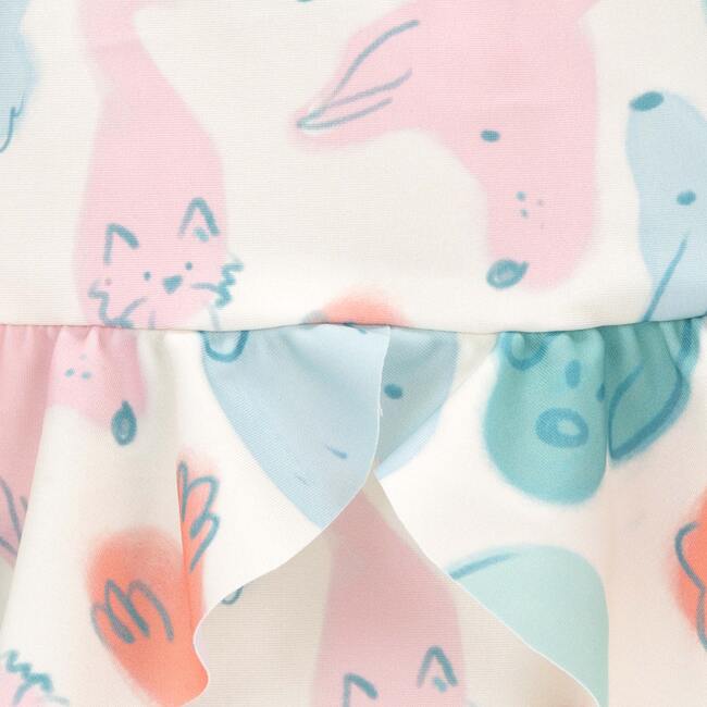 Baby Olivia swimsuit with animals print