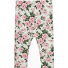 Liberty Print Baby Carline Rose Leggings, Pink - Leggings - 1 - thumbnail