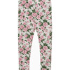 Liberty Print Carline Rose Leggings, Pink - Leggings - 1 - thumbnail