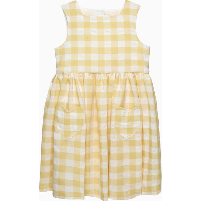 Valentina Heart Dress , Yellow