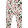 Liberty Print Baby Carline Rose Leggings, Pink - Leggings - 2 - thumbnail