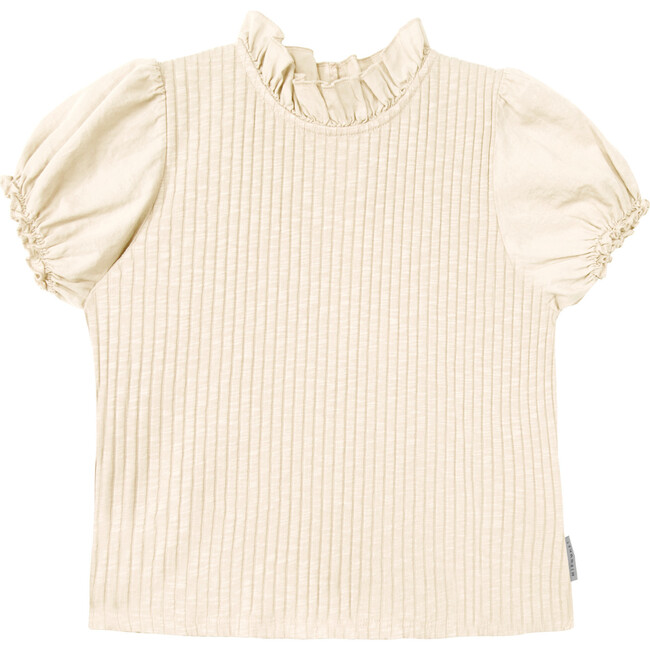Mipounet SS26 Zoe Flammé, T-shirt (Ecru)