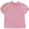 Mipounet SS26 Zoe Flammé, T-shirt (Pink) - T-Shirts - 1 - thumbnail