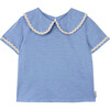 Mipounet SS26 Odetta Flammé, T-shirt (Blue) - T-Shirts - 1 - thumbnail