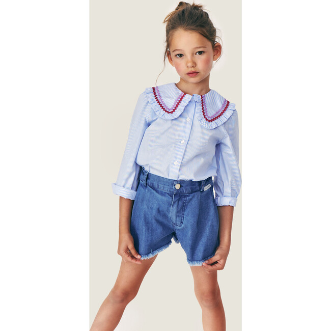 Mipounet SS26 Nadine, Shirt (Blue) - Shirts - 3