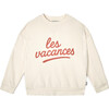 Mipounet SS26 Les Vacances, Sweatshirt (Ecru) - Sweatshirts - 1 - thumbnail