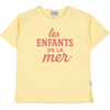 Mipounet SS26 Les Enfants, T-shirt (Pastel Yellow) - T-Shirts - 1 - thumbnail
