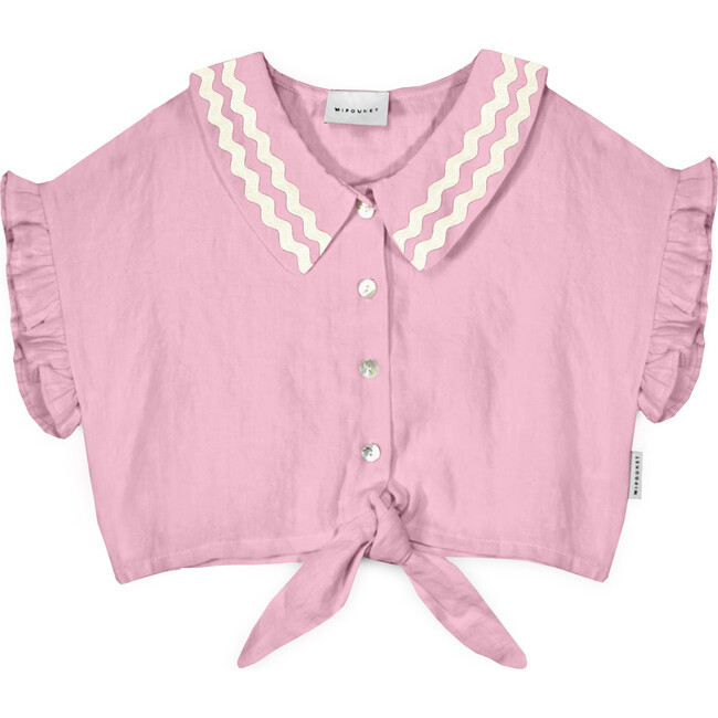 Mipounet SS26 Isaline Linen, Shirt (Pink)